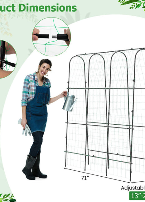 U-Shaped Garden Trellis