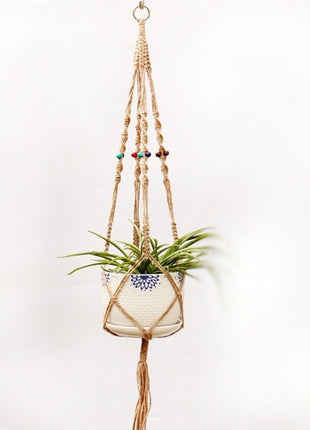Colgador de plantas de macramé vintage 