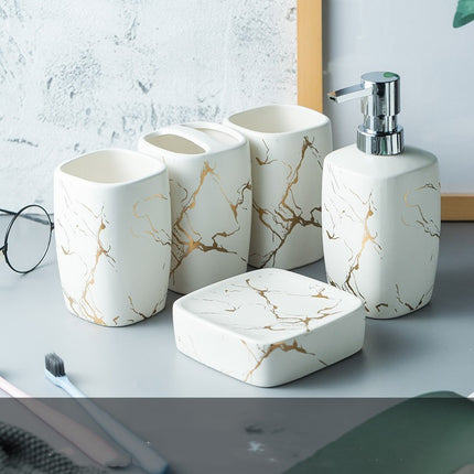 Lavar el baño, regalo, taza de enjuague bucal