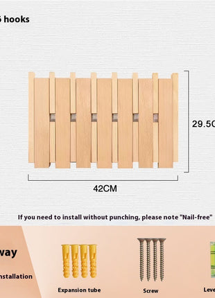 Wall-Mounted Coat Hooks