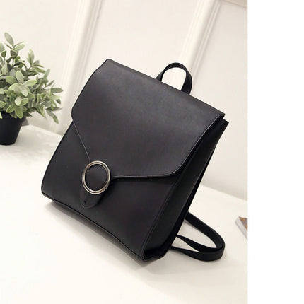 Korean retro college backpack