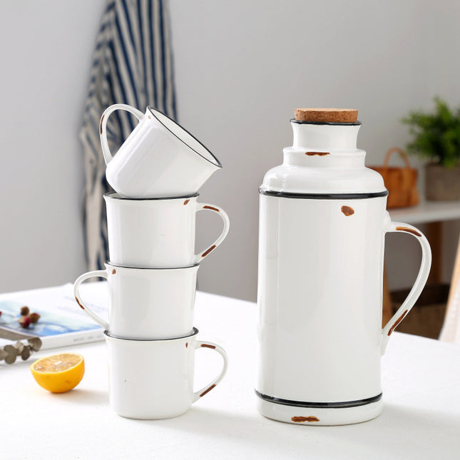 Luxury Ceramic Pitcher & Mug Set