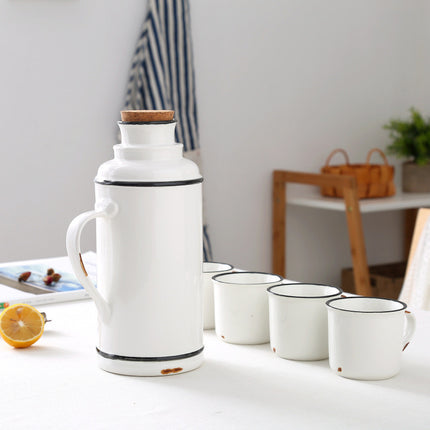 Luxury Ceramic Pitcher & Mug Set