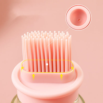 Portable Oil Bottle with Brush Silicone Barbecue