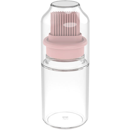 Portable Oil Bottle with Brush Silicone Barbecue