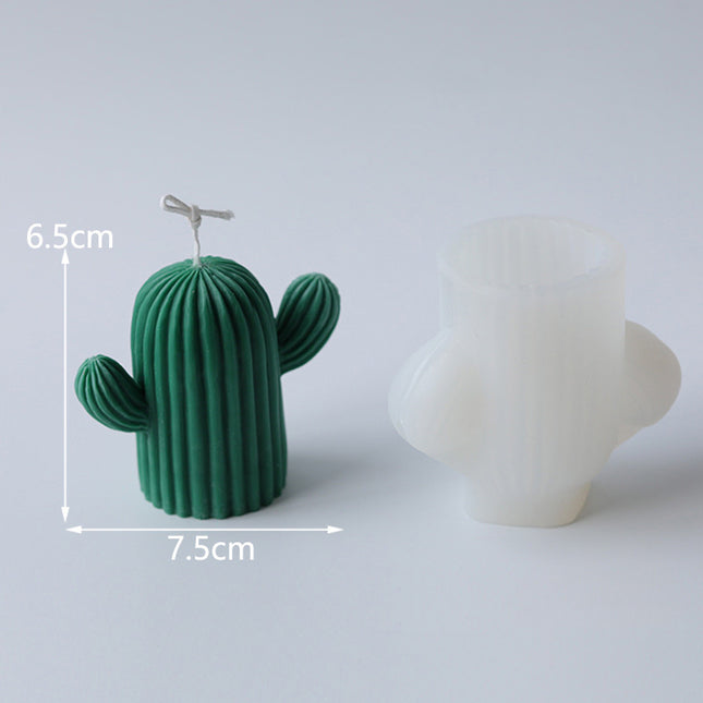 Cactus Silicone Candle Mold