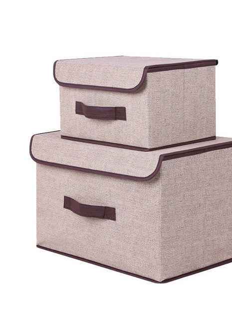Folding storage box