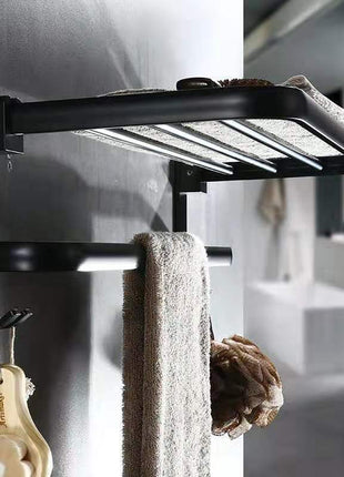Foldable Aluminum Bathroom Shelf ⭐