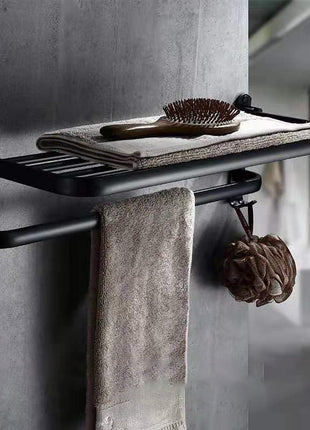 Foldable Aluminum Bathroom Shelf ⭐