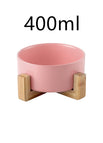 Pink wooden set / Single bowl / 400ml