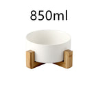 White wooden set / Single bowl / 850ml