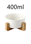 White wooden set / Single bowl / 400ml