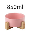 Pink wooden set / Single bowl / 850ml