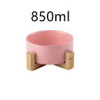 Pink wooden set / Single bowl / 850ml