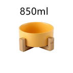 Yellow wooden set / Single bowl / 850ml
