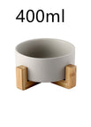Grey wooden set / Single bowl / 400ml