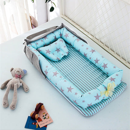 Cama portátil para recién nacidos, biónica, antisobresaltos.