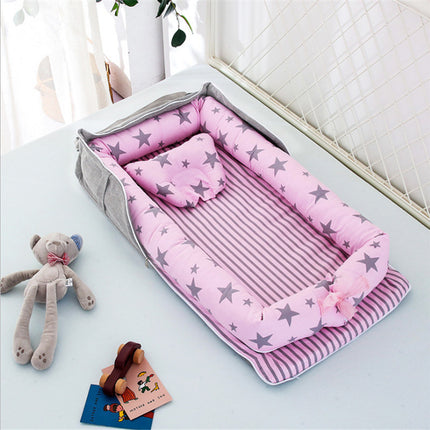 Cama portátil para recién nacidos, biónica, antisobresaltos.