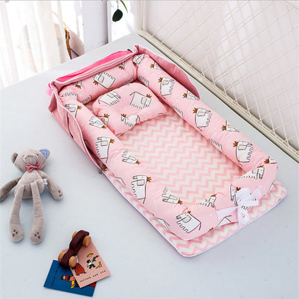 Cama portátil para recién nacidos, biónica, antisobresaltos.