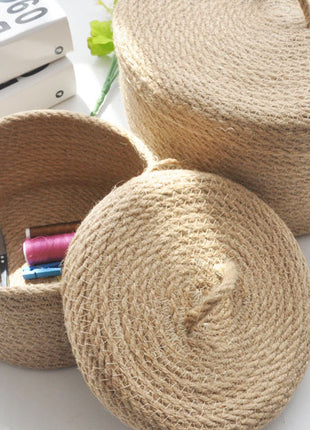 Japanese Linen Storage Basket