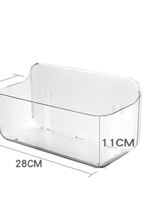 Caja de almacenamiento con velcro perforado para cocina y baño gratis