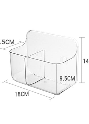 Caja de almacenamiento con velcro perforado para cocina y baño gratis