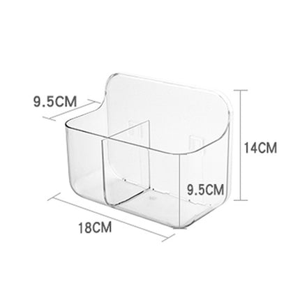 Kitchen And Bathroom Free Perforated Velcro Storage Box