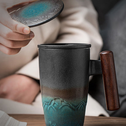Filter Tea Cup Office Make Tea Cup Home