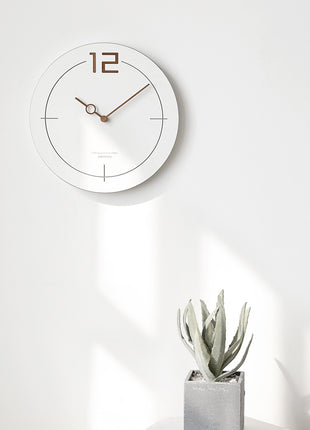Reloj minimalista nórdico, reloj de pared, sala de estar