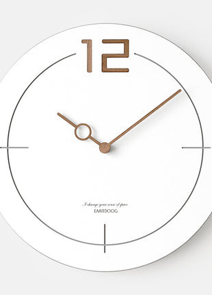 Reloj minimalista nórdico, reloj de pared, sala de estar