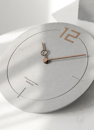 Reloj minimalista nórdico, reloj de pared, sala de estar