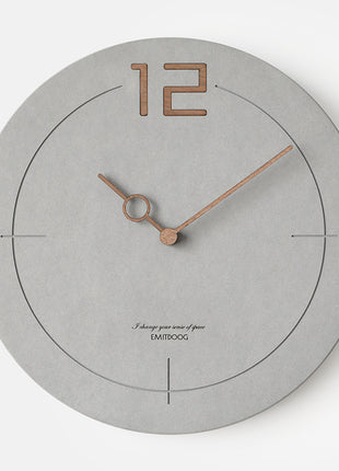 Reloj minimalista nórdico, reloj de pared, sala de estar