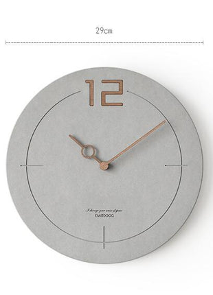 Reloj minimalista nórdico, reloj de pared, sala de estar