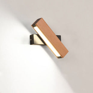 Adjustable Wooden LED Wall Lamp
