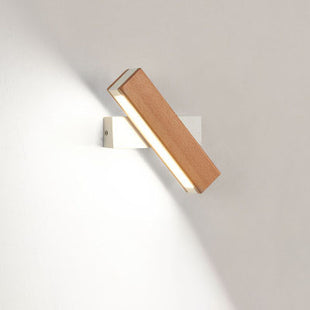Adjustable Wooden LED Wall Lamp