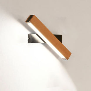 Adjustable Wooden LED Wall Lamp