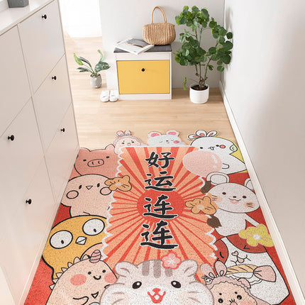 Entrance Door Mats Can Be Cut When Entering The Door