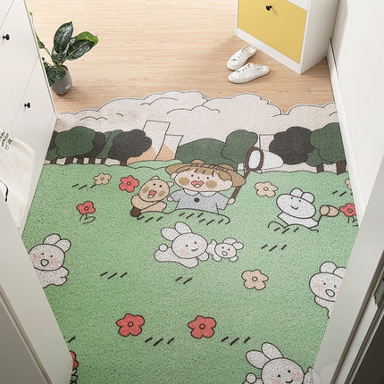 Entrance Door Mats Can Be Cut When Entering The Door
