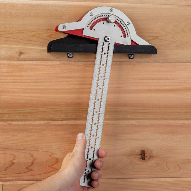 Woodworkers Edge Ruler Protractor Angle Protractor