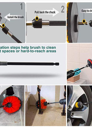 37-Piece Cleaning Brush Set