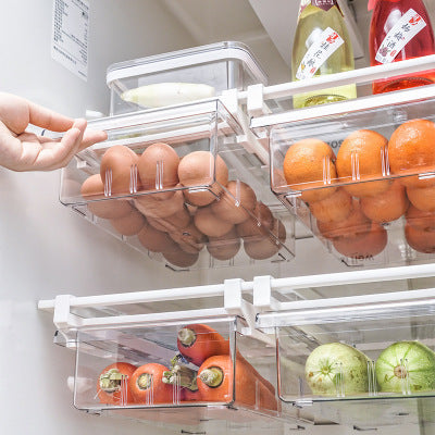 Pull-Out Fridge Storage Drawer
