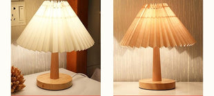 Vintage Pleated Table Lamp
