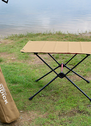 Mesa plegable para exteriores, mesa de camping, mesa de malla para barbacoa y picnic