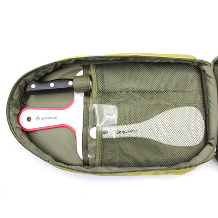 8pcs Camp Kitchen Cooking Utensil Set Travel Organizer Grill