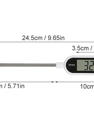 Electronic probe BBQ thermometer