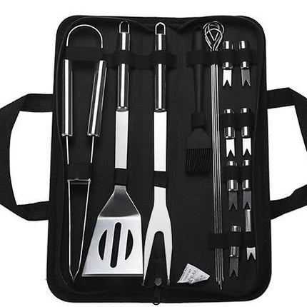 10-Piece BBQ Tool Set
