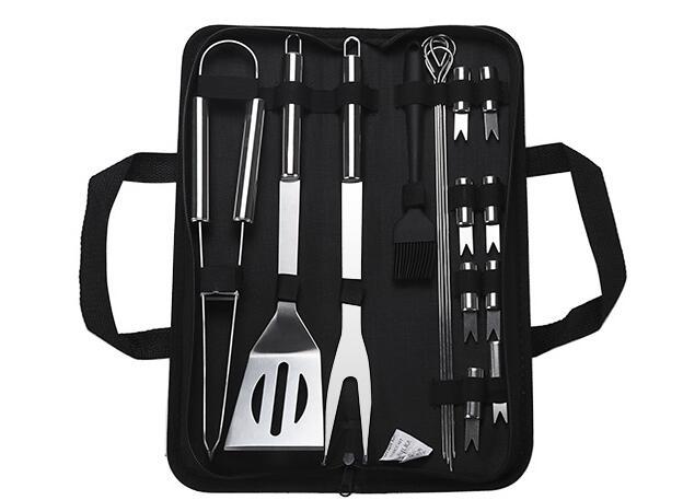 10-Piece BBQ Tool Set