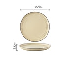 Beige / 10in shallow dish