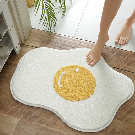 Funny Egg Entrance Carpet Hallway Bathroom Rug Area Rugs Kitchen