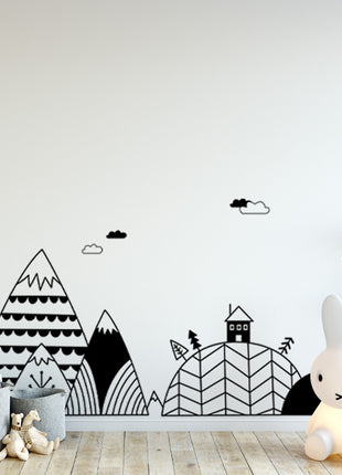 Waistline Children Room Wall Sticker